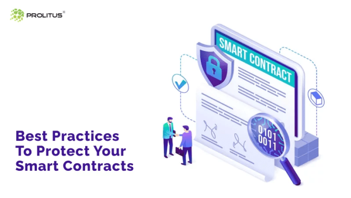 Best practices to protect your smart contract