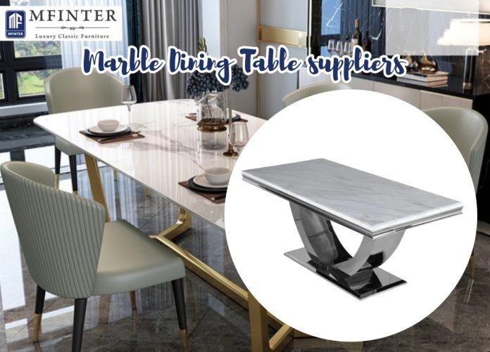 marble dining tables suppliers