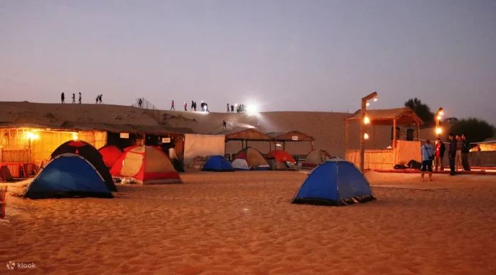 Evening desert safari