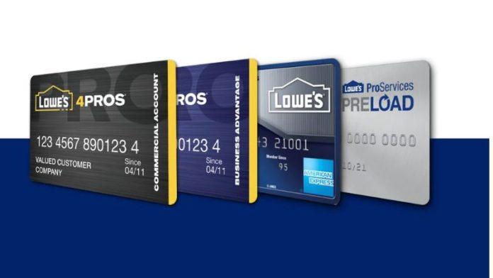 Lowes credit card login