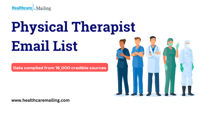 Physical Therapist Email List