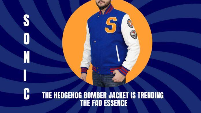 sonic the hedgehog bomber jacket