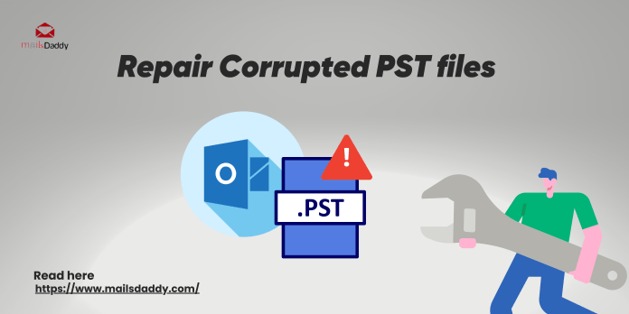 corrupted pst file