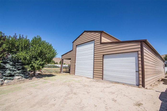 A-Frame Metal Garage