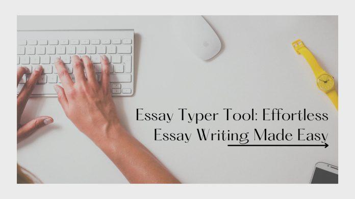 Essay typer