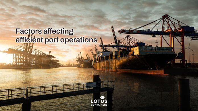 what factors effect port operations?