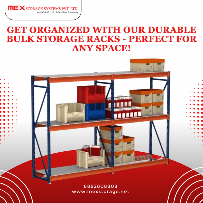 Get Organized with Our Durable Bulk Storage Racks - Perfect for Any Space!