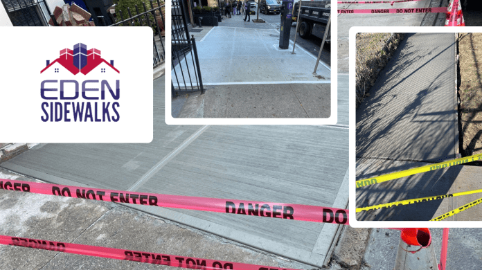 Sidewalk repair NYC Banner