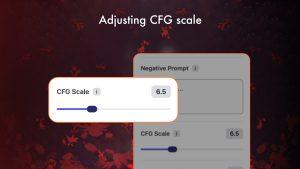 Enhanced Screenshot of the CFG Scale Adjuster