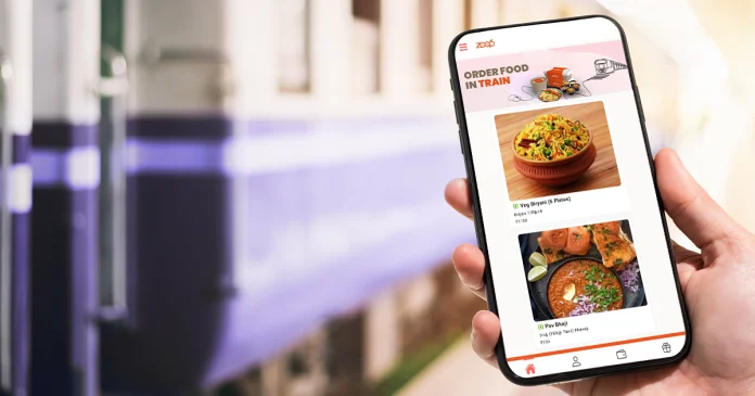 order food in train on whatsapp