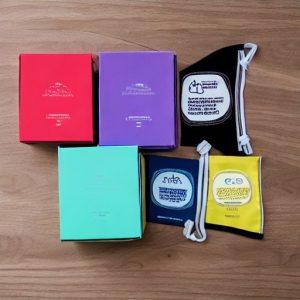 Custom face mask boxes