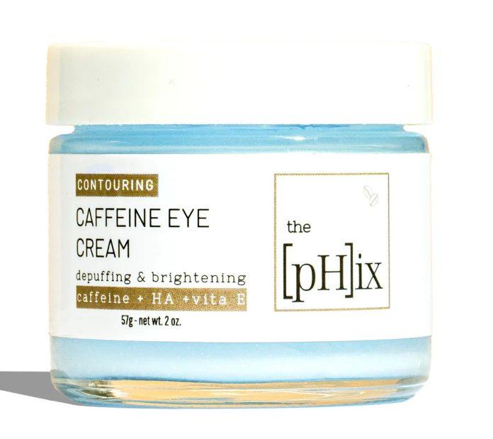 Caffeine based eye cream