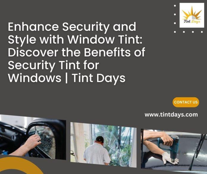 security tint for windows