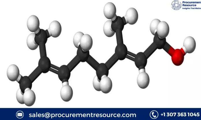 Geraniol Production Cost