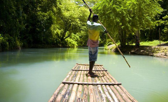 bamboo rafting in montego bay jamaica