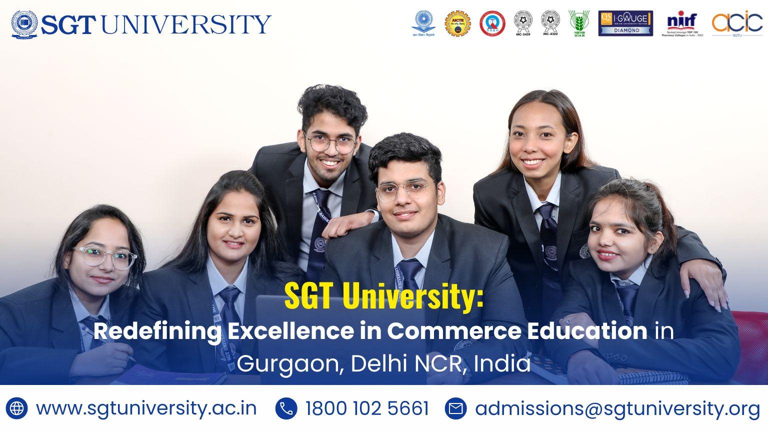 Best Commerce University in Gurgaon, Delhi NCR, India