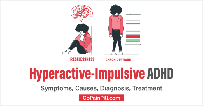 Hyperactive-Impulsive ADHD by GoPainPill.com