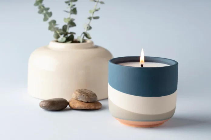 ceramic candle jar