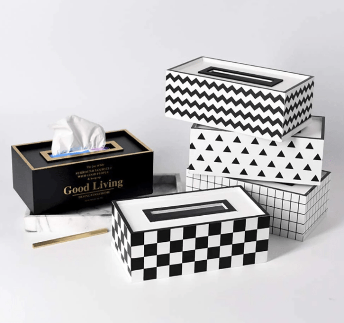 custom tissue boxes