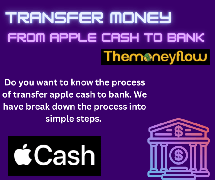 transfer apple cash to bank