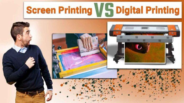 Screen Printing And Digital Printing