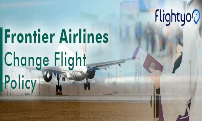 frontier airlines change flight policy