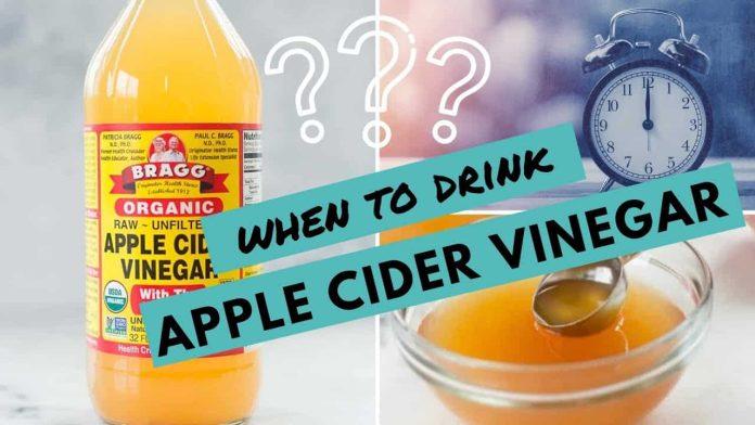 ACV when to drink 