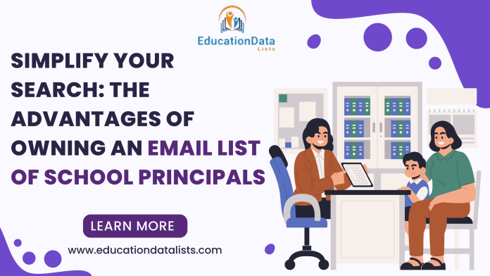 Email List of School Principals