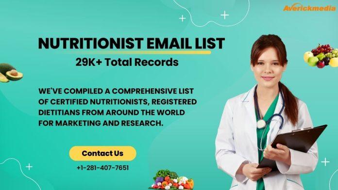 Nutritionist Email List