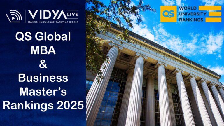 14 Indian MBA Schools Rank Among the Best in QS Global MBA Rankings 2025