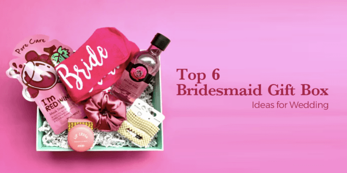bridesmaid gift boxes